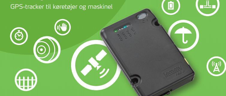 GPS-tracker til køretøjer og maskinel takograf