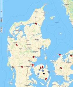 Danmarks kort